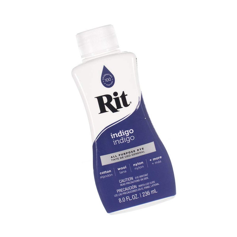 Craft County Rit Dye Liquid â€“ Wide Selection of Colors â€“ 8 Oz. (Indigo) - Image 2